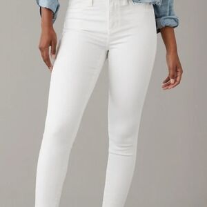 American Eagle Outfitters Women's Crisp White Skinny Jeans